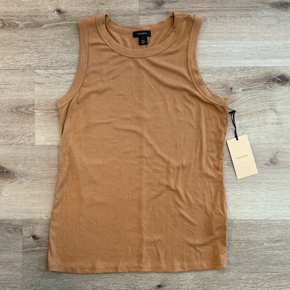 Halogen Ribbed Tank Top - Picture 4 of 6